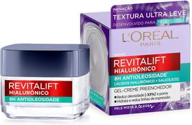 Gel Creme Hidratante Antioleosidade L'Oréal Paris Revitalift Hialurônico 49g