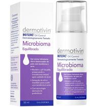 Gel Creme Hidratante Dermotivin Benzac Oil Control Microbioma Equilibrado 50ml Galderma Mantem o pH da Pele Combate Acne