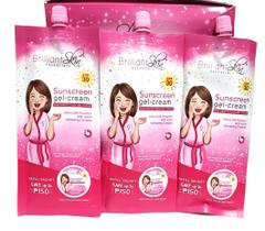 Gel-creme protetor solar BRILLIANT SKIN FPS 30 3x50 g