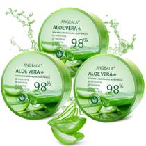Gel de Aloe Vera Aero Zen - Kit com 3 Unidades (900ml) - Hidratante Facial e Corporal
