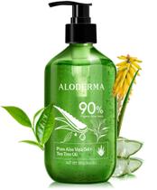 Gel de Aloe Vera Aloderma Organic com óleo de melaleuca 300mL Gel de Aloe Vera Aloderma Organic com óleo de melaleuca 300mL