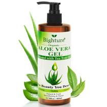 Gel de Aloe Vera BIGHTURE com óleo de melaleuca 400mL para pele facial