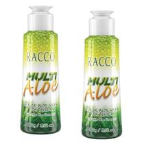 Gel de Aloe Vera Fortifier Multi Aloe Racco 100g - Kit com 2 unidades