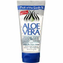 Gel de Aloe Vera Fruit of the Earth 100% - 177ml (Pack com 5)