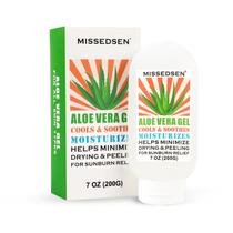 Gel de Aloe Vera MISSEDSEN puro e orgânico 200 ml para alívio de queimaduras solares