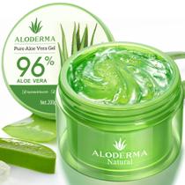 Gel de Aloe Vera Orgânico Aloderma 96% Puro - 200ml - Para Rosto e Corpo