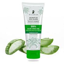 Gel de Aloe Vera Pilgrim Korean 99% puro 200 mL com vitamina E e B5 Gel de Aloe Vera Pilgrim Korean 99% puro 200 mL com vitamina E e B5