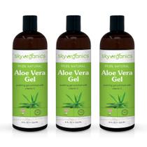 Gel de Aloe Vera Sky Organics, pacote com 240 ml x 3, ultra hidratante