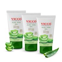 Gel de Aloe Vera Vicco 150 ml, pacote com 3, hidratante Gel de Aloe Vera Vicco 150 ml, pacote com 3, hidratante