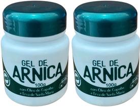 GEL DE ARNICA OLEO DE COPAIBA MULTI ERVAS 100gr DEMAZON KIT 2 UND