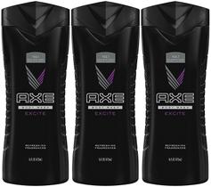 Gel de Banho AXE Excite 473 ml Pacote com 3 Gel de Banho AXE Excite 473 ml Pacote com 3