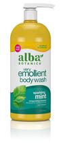 Gel de banho e duche Alba Botanica Very Emolient Sparkling Mint 946ml