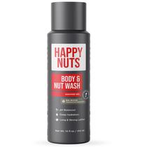 Gel de banho HAPPY NUTS Big Wood Body and Nut Wash para homens