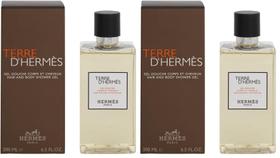 Gel de banho Hermes Terre d'Hermes para homens, cabelo e corpo, 200ml Gel de banho Hermes Terre d'Hermes para homens, cabelo e corpo, 200ml