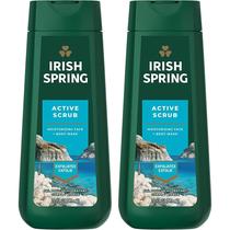Gel de banho Irish Spring Active Esfoliante Hidratante 600mL x2