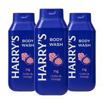 Gel de banho masculino Harry's Men Fig 540 ml, pacote com 3 unidades, gel de banho sensível Gel de banho masculino Harry's Men Fig 540 ml, pacote com 3 unidades, gel de banho sensível