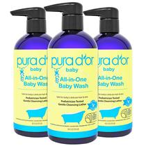 Gel de Baño para Bebés PURA D'OR Todo en Uno 473 ml x3 Sin Lagrimeo Gel de Baño para Bebés PURA D'OR Todo en Uno 473 ml x3 Sin Lagrimeo