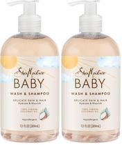 Gel de Baño y Shampoo para Bebé SheaMoisture 384ml Aceite de Coco Virgen Gel de Baño y Shampoo para Bebé SheaMoisture 384ml Aceite de Coco Virgen