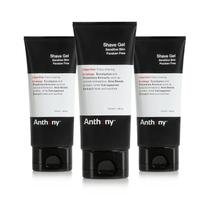 Gel de barbear Anthony para pele sensível 180 ml (pacote com 3) Gel de barbear Anthony para pele sensível 180 ml (pacote com 3)