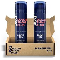 Gel de Barbear Dollar Shave Club (2 Unidades) - Com Manteiga de Karité e Aloe - 200ml