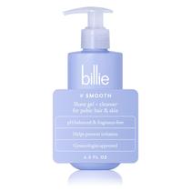 Gel de barbear e limpador Billie V Smooth com pH balanceado 190 ml