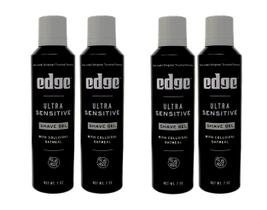 Gel de barbear Edge Ultra Sensitive, sem fragrância, 207 ml (pacote com 4)