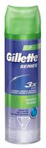 Gel de barbear Gillette Series 3X Sensitive 207 ml (pacote com 2)