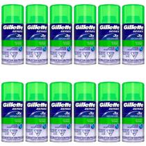 Gel de barbear Gillette Series Sensitive 75mL (12 peças)
