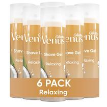 Gel de barbear Gillette Venus Relaxing Coconut Women 200 ml x6 Gel de barbear Gillette Venus Relaxing Coconut Women 200 ml x6