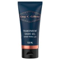 Gel de barbear King C. Gillette Transparent Men 150ml com chá branco