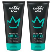 Gel de Barbear King of Shaves Duo Pack 2x175ml Aloe e Tea Tree Gel de Barbear King of Shaves Duo Pack 2x175ml Aloe e Tea Tree