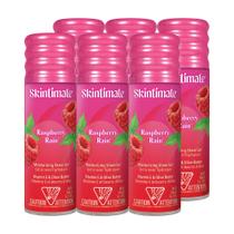 Gel de barbear Skintimate Raspberry Rain para mulheres, 200 ml, pacote com 6