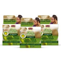 Gel de borda African Pride Olive Miracle Silky Smooth Edges