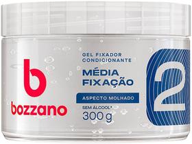 Gel de Cabelo Bozzano Fixador Condicionante - Médio 300g