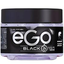 Gel de cabelo eGo Black 450ml de força máxima para homens Gel de cabelo eGo Black 450ml de força máxima para homens