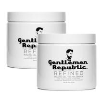 Gel de cabelo Gentlemen Republic Refined 473 ml, pacote com 2 unidades para homens