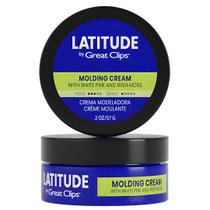 Gel de cabelo GREAT CLIPS LATITUDE Molding Cream Masculino 60mL