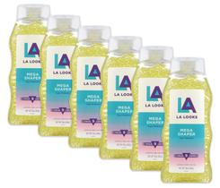 Gel de cabelo L.A. Looks Mega Shaper All-Day Hold 591mL x6