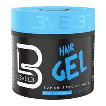 Gel de Cabelo L3 - Super Fixação Forte, Brilho Duradouro