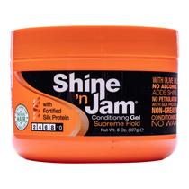 Gel de cabelo Shine 'n Jam Supreme Hold com azeite de oliva 240mL Gel de cabelo Shine 'n Jam Supreme Hold com azeite de oliva 240mL