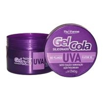 Gel de Cabelo Super Fixação Cola Uva Fio e Forma 240g. Gel de Cabelo Super Fixação Cola Uva Fio e Forma 240g.