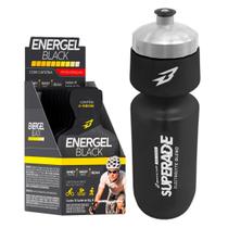 Gel de Carboidrato Energel Black Cx 10 Sachês + Squeeze Bodyaction Gel de Carboidrato Energel Black Cx 10 Sachês + Squeeze Bodyaction