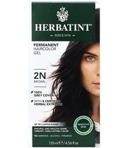 Gel de coloração de cabelo Herbatint 2N Brown 135 ml sem álcool vegano