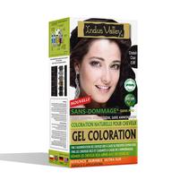 Gel de coloração de cabelo Indus Valley Light Brown 5.0 vegano sem amônia