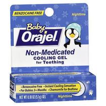 Gel de dentição Baby Orajel, resfriamento não medicamentoso, 5 mL (pacote com