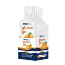 Gel de glicose TruePlus com sabor de laranja, 15 g de carboidratos, pacote com 6