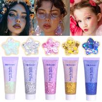 Gel de Glitter Chunky Multicolor para Rosto e Corpo Prehot 30ml Gel de Glitter Chunky Multicolor para Rosto e Corpo Prehot 30ml