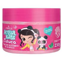 Gel de Glitter Para Cabelo Divertido e Penteados Brilhantes Luluca 230g Nazca