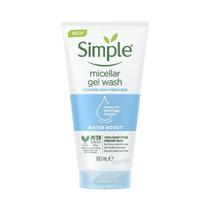 Gel de lavagem facial Simple Water Boost Micellar 150ml Sensitive Gel de lavagem facial Simple Water Boost Micellar 150ml Sensitive
