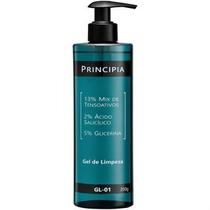 GEL DE LIMPEZA 13% TENSOATIVOS + 2% ÁCIDO SALICíLICO + 5% GLICERINA PRINCIPIA 350g